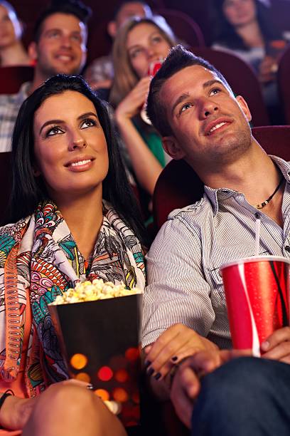 istock Young couple in cinema 187123534