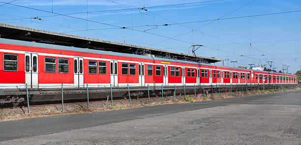 istock German S-Bahn train, waiting at the station 187124428