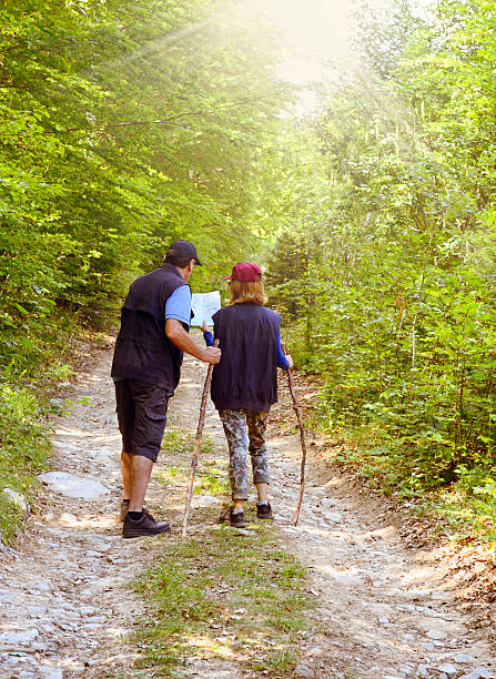 istock Senior Couple Hiking 187124667