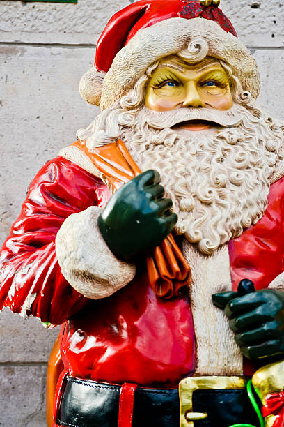 istock Santa Claus on Paris Street 187124689