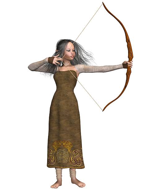 istock Elven Archer Girl 187124884