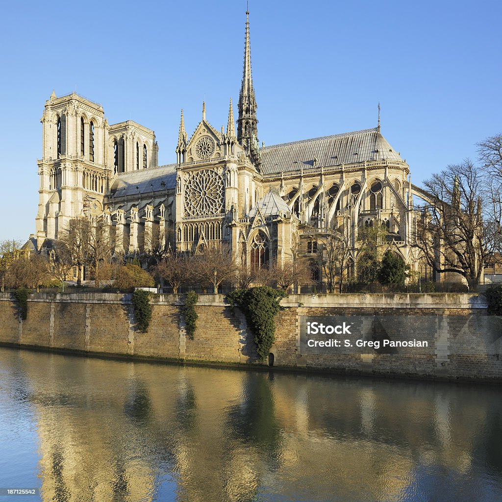 Notre Dame-París - Foto de stock de Aire libre libre de derechos