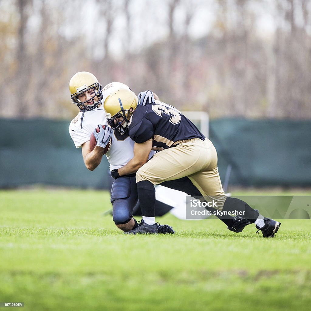 Amerikanisches Fußball-action. - Lizenzfrei Amerikanischer Football Stock-Foto