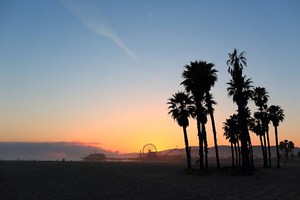 istock Santa Monica; Pier Sunset 187126389