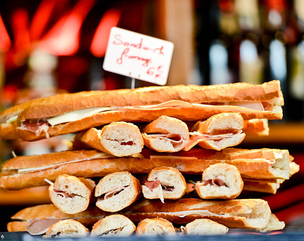 French Baguette with Ham and cheese