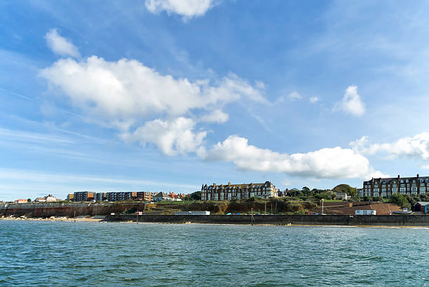 Flats and boarding houses on Hunstanton cliffs