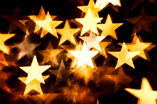 istock Star Bokeh - Christmas Backgrounds Light Defocused Abstract Celebration 187129145