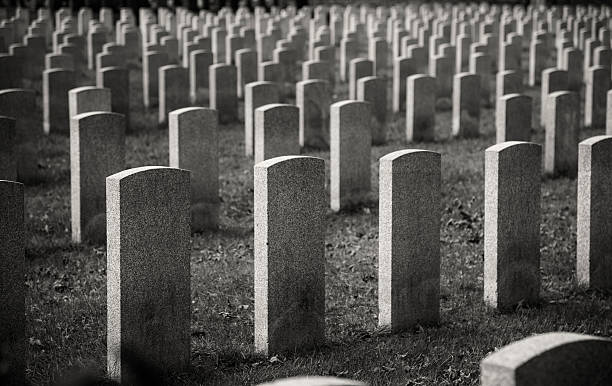istock graves of soldiers 187129219