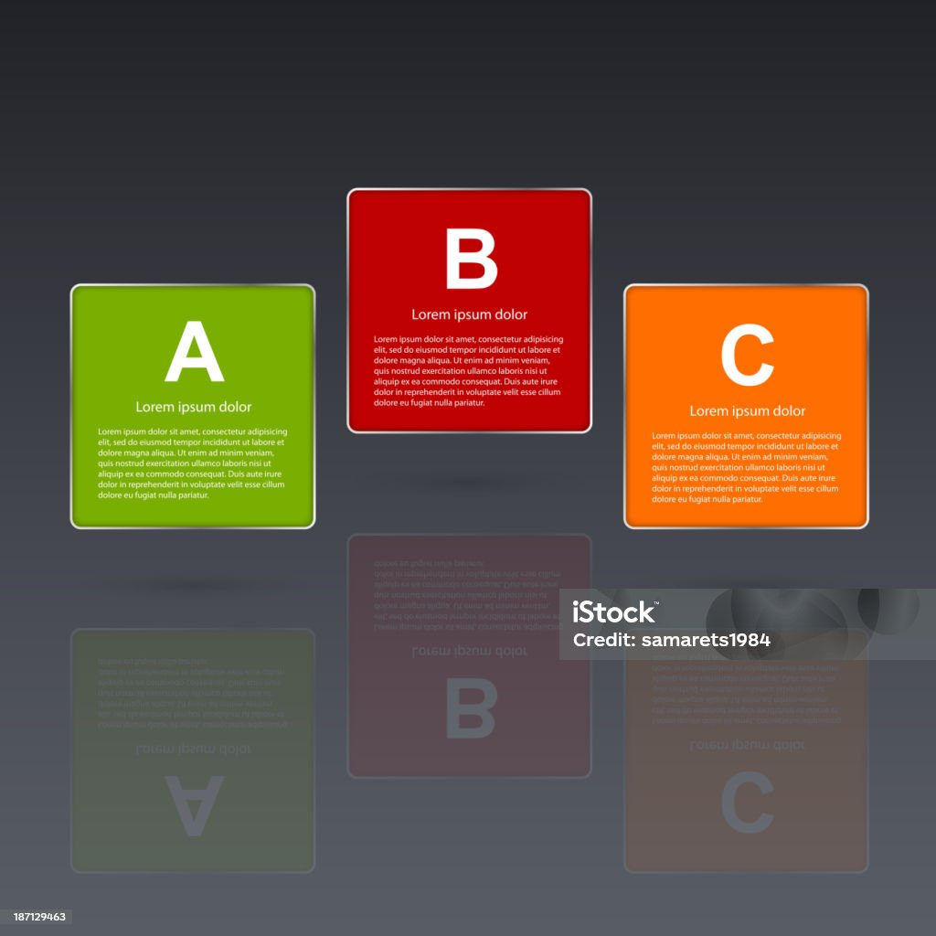 Vektor abstrakte Infografik.  Modernes design-Vorlage - Lizenzfrei Abstrakt Vektorgrafik