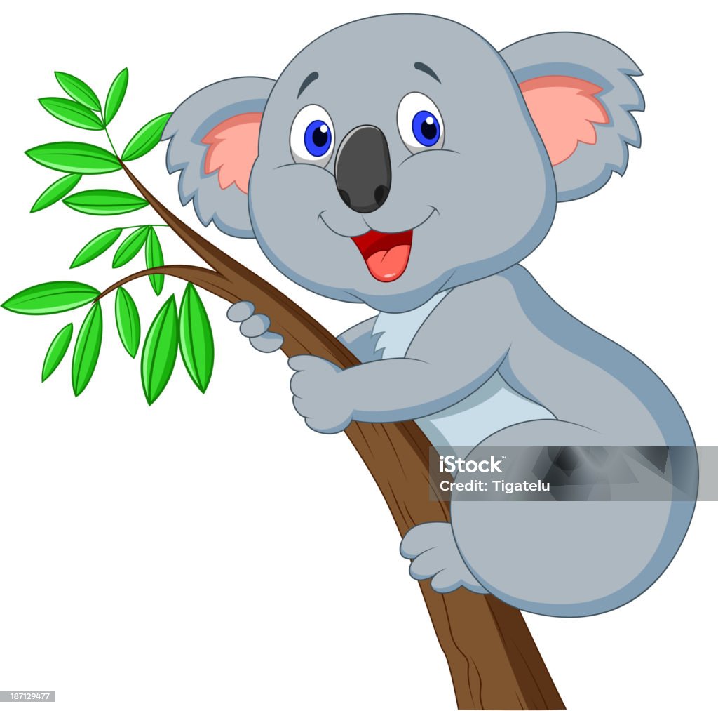 Cute koala cartoon Vector illustration of Cute koala cartoon  Animal stock vector