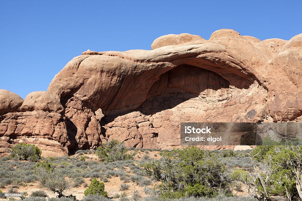 El parque nacional de los arcos que sección: - Foto de stock de Acantilado libre de derechos