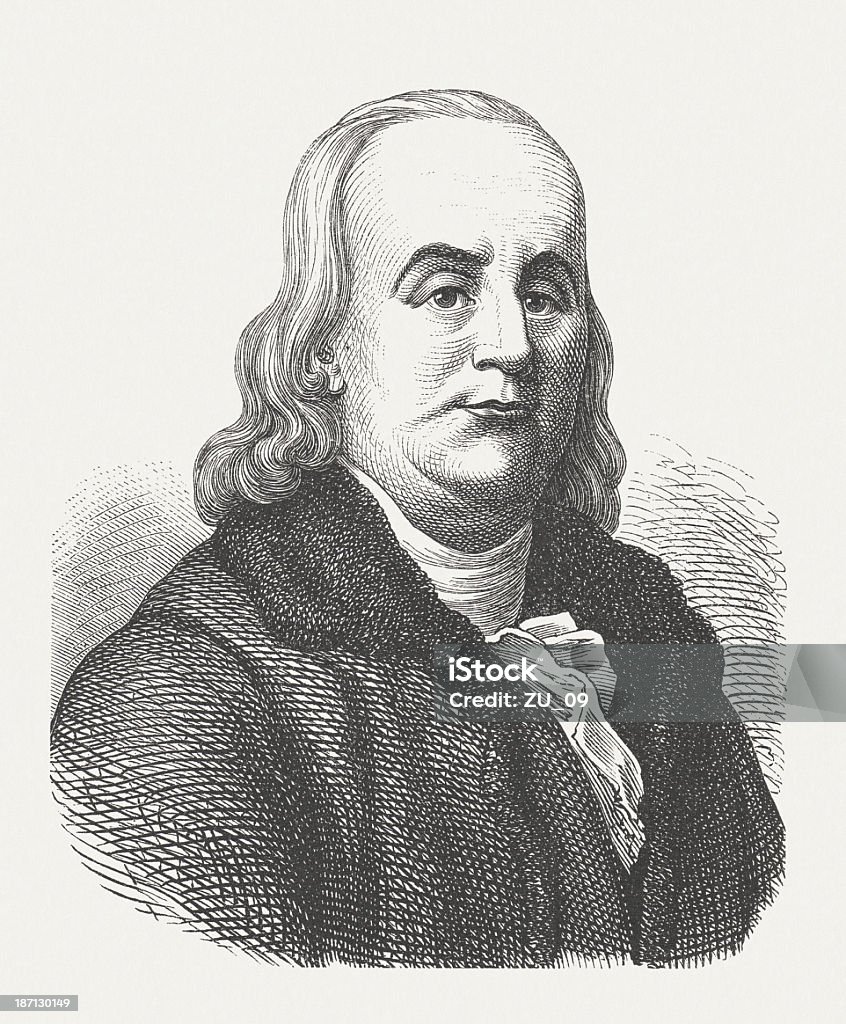 Benjamin Franklin - Lizenzfrei Amerikanische Kontinente und Regionen Stock-Illustration