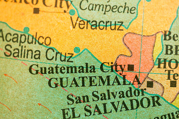 旅行の世界中のシリーズ-グアテマラ - cartography map el salvador photography ストックフォトと画像
