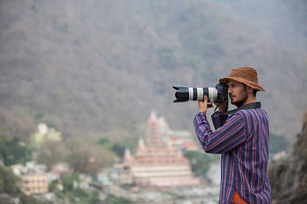 istock Photographer on duty in Himalayas India 187130537