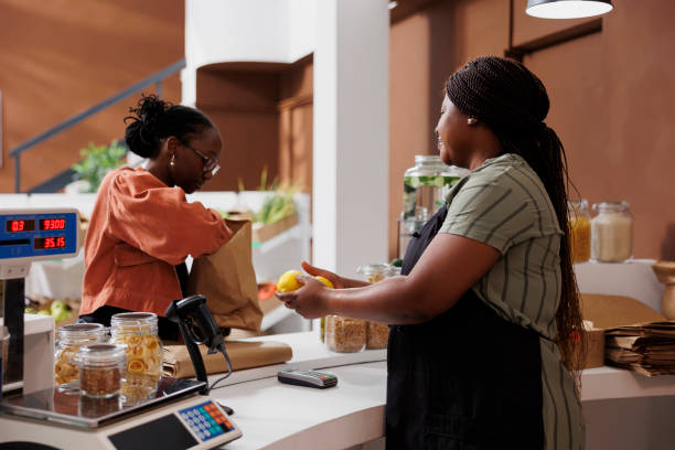 istock Women buying organic produce 1871308169
