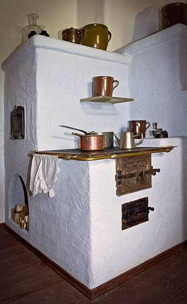 istock White stove in a rural kitchen 187130958
