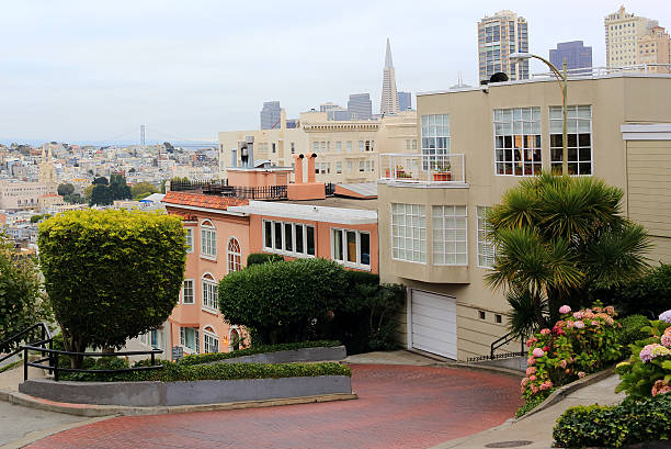 de san francisco: lombard street - carole lombard photos et images de collection