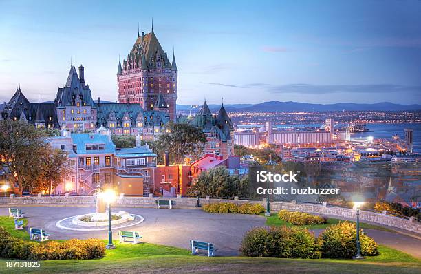 Old Quebec City Farbenfrohen Sonnenuntergang Stockfoto und mehr Bilder von Festung - Festung, Québec, Quebec City