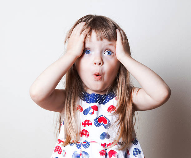 Surprised little girl
