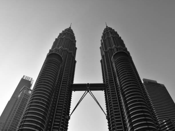 Kuala Lumpur dramatic skyline view, Malaysia