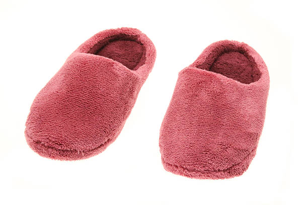istock Pink ladies slippers 187135364