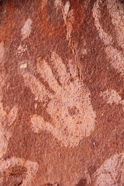 istock Pictograph Petroglyphs Hand Imprints 187139306