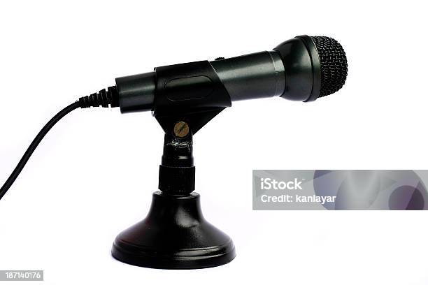 Mikrofon Stockfoto und mehr Bilder von Audiozubehör - Audiozubehör, Aufnahmegerät, Aufnahmestudio