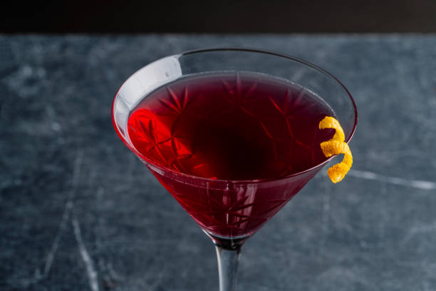 istock Cosmopolitan Cocktail in Crystal Martini Glass 1871408495