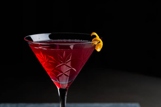 istock Cosmopolitan Cocktail in Crystal Martini Glass 1871408512