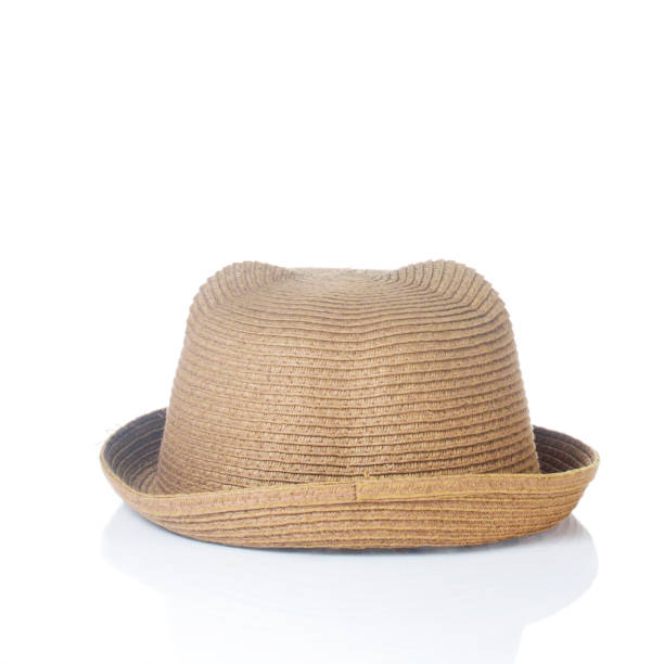 istock Trendy stylish child hat with reflection. 187141527