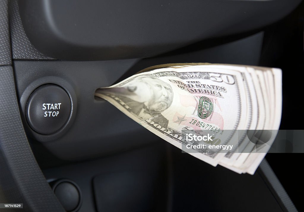 Carro e dinheiro - Royalty-free Unidade Monetária Foto de stock