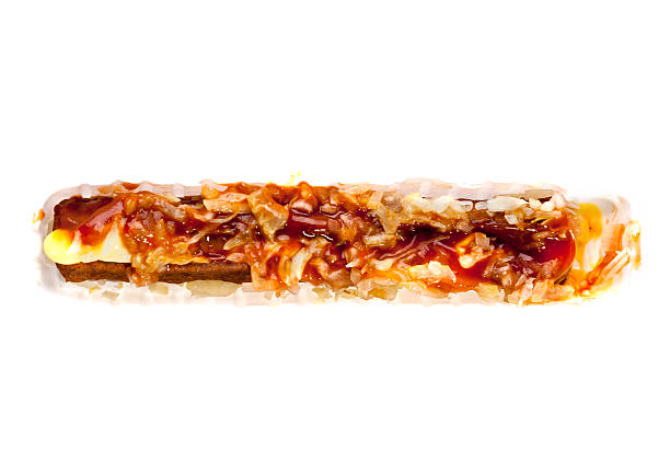 Frikandel Speciaal Frikandel speciaal, a Dutch snack. frikandel speciaal stock pictures, royalty-free photos & images