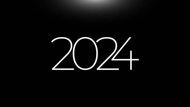предыстория нового года 2024 - happy new year 2024 stock illustrations