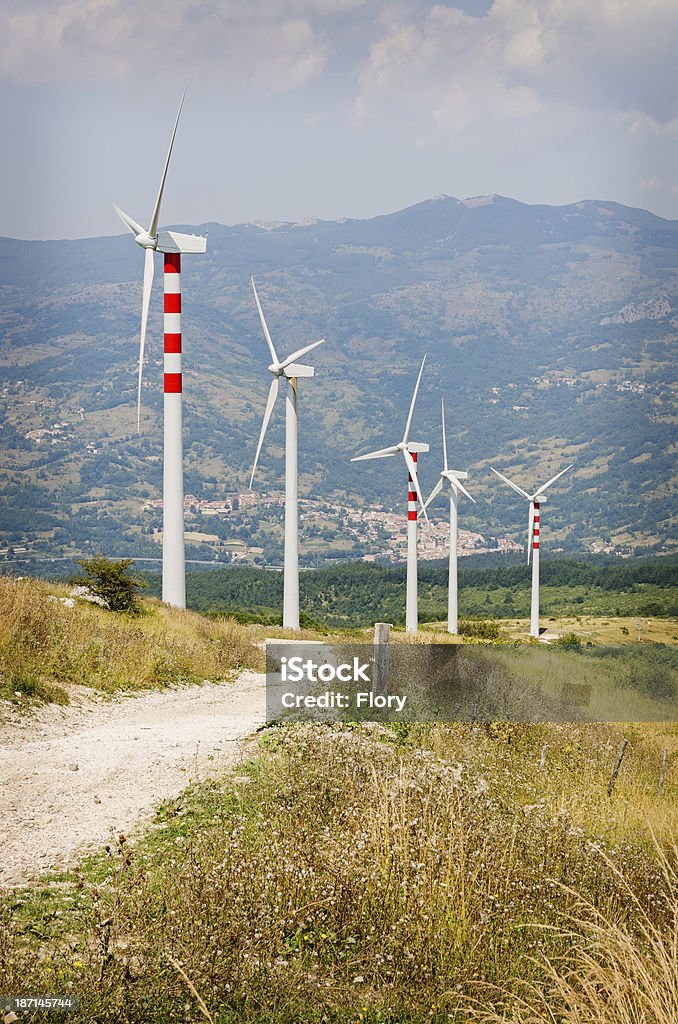 Wind-Energie - Lizenzfrei Anhöhe Stock-Foto