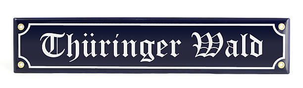 istock street sign Thuringer Wald - Germany 187147891