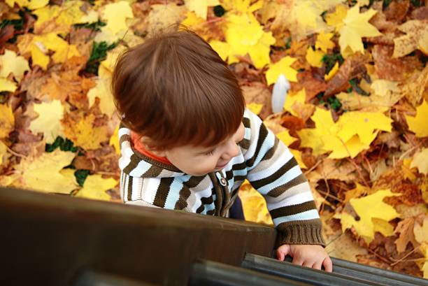 istock little boy on the playground 187150559
