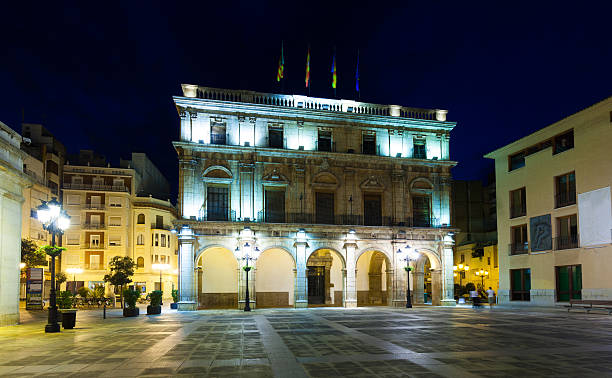 istock City Hall at night. Castellon de la Plana 187150651