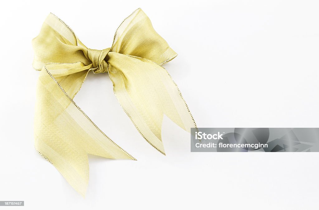 Bows Background Rectangle Gold Bow On White Rectangular Background Stock Photo - Download Image ...