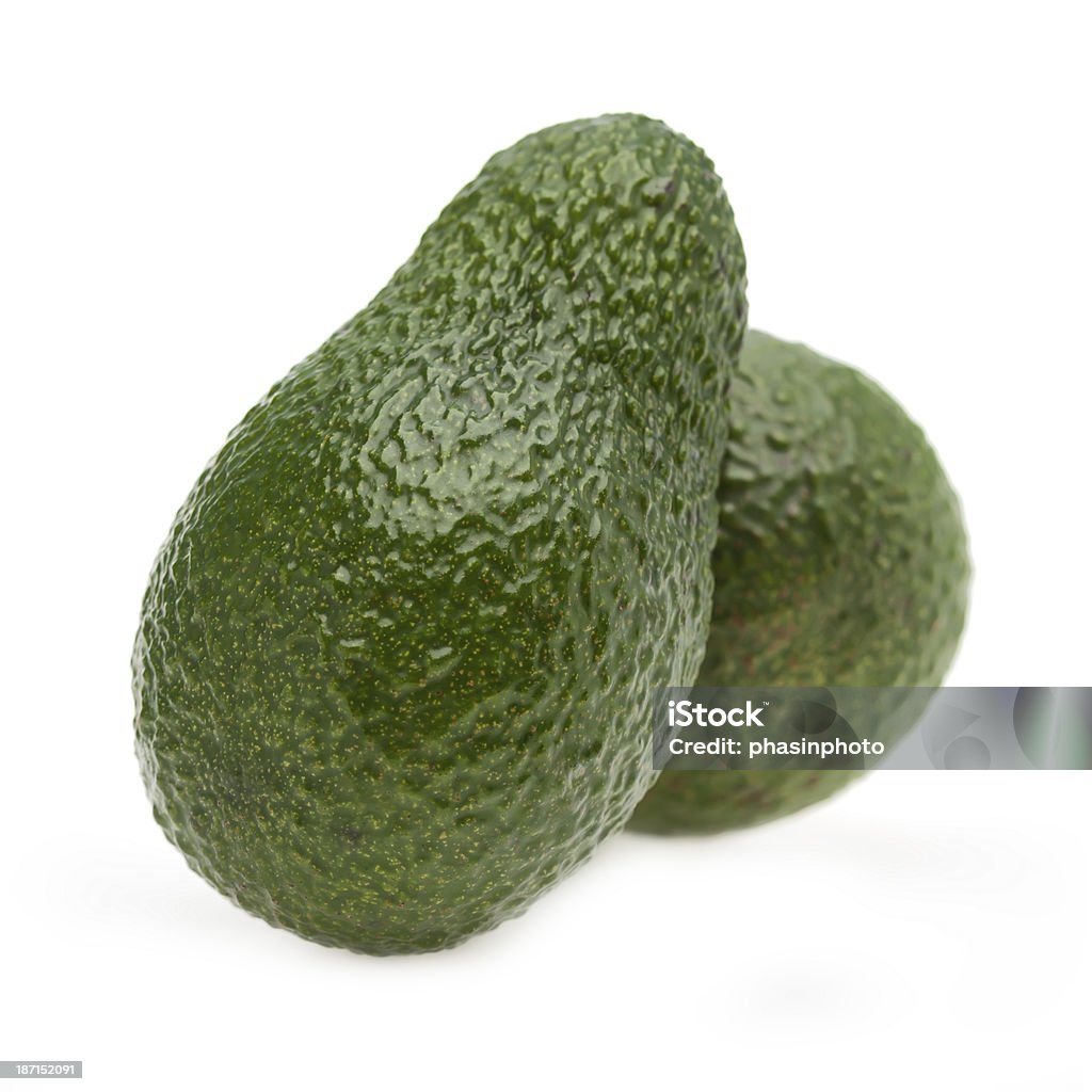Avocado Fresh avocado on white background Agriculture Stock Photo