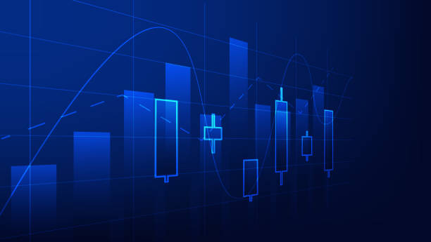istock finance background with stock market statistic trend with candlesticks and bar chart 1871522784