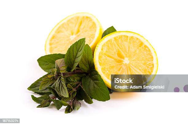 Limone E Menta - Fotografie stock e altre immagini di Acido ascorbico - Acido ascorbico, Agrume, Alimentazione sana