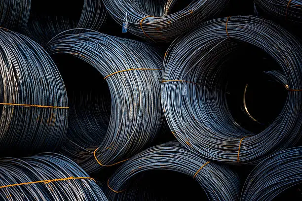 Photo of Steel Wire in Coil