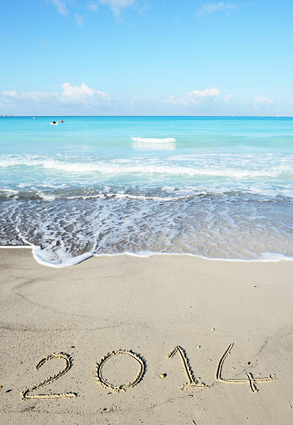 istock New Year Message in the Sand 187154686