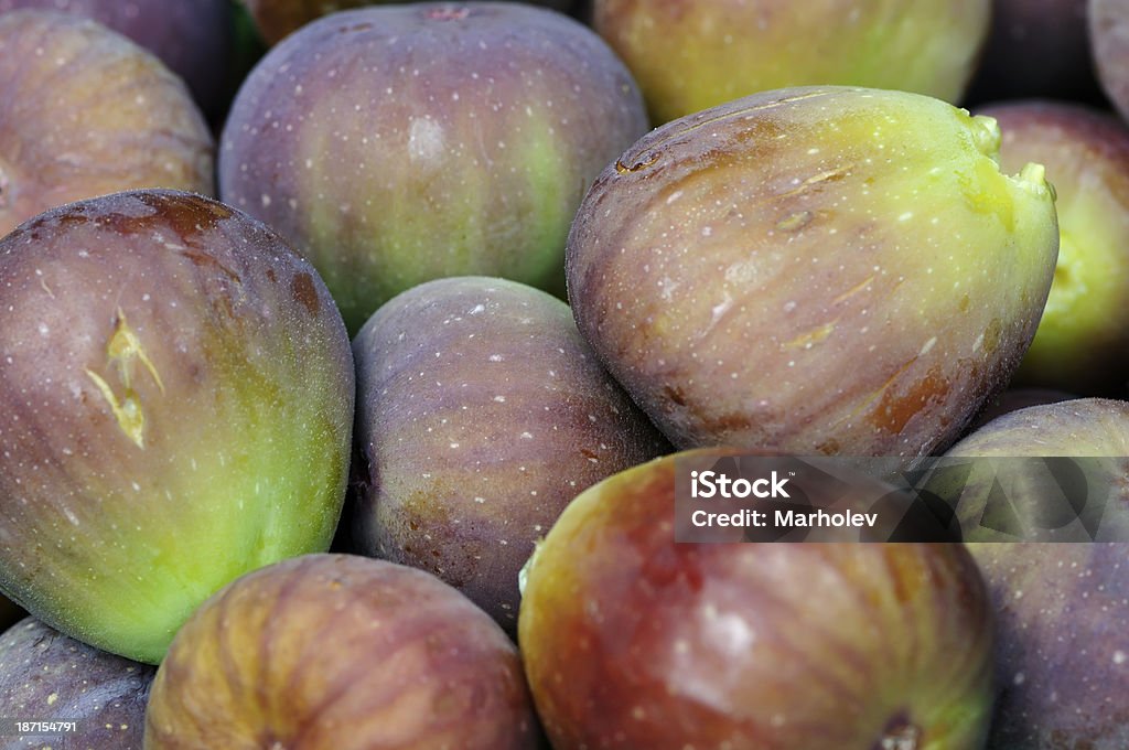 Freschi maturi fichi selezionati - Foto stock royalty-free di Alimentazione sana