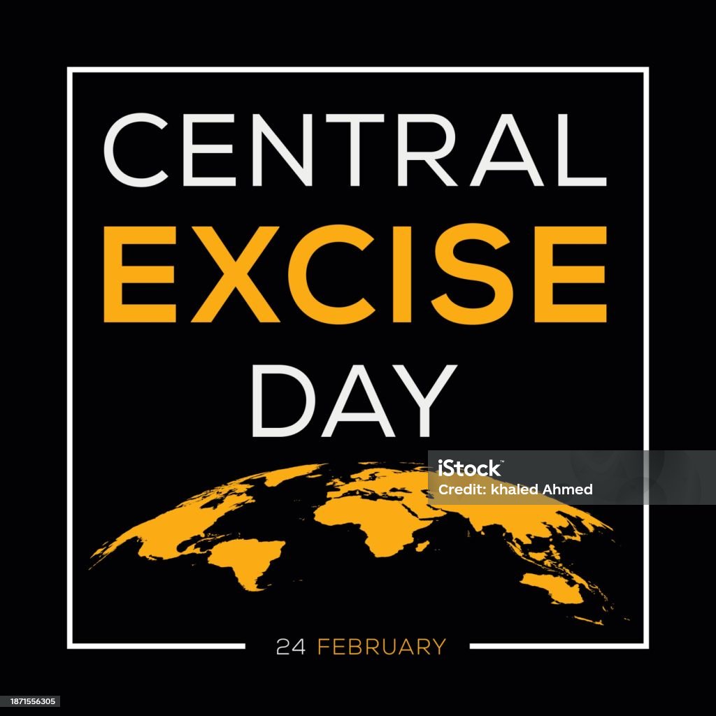 Central Excise Day Stock Illustration - Download Image Now - Business ...