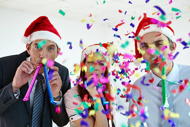 istock Company Christmas party 187156113