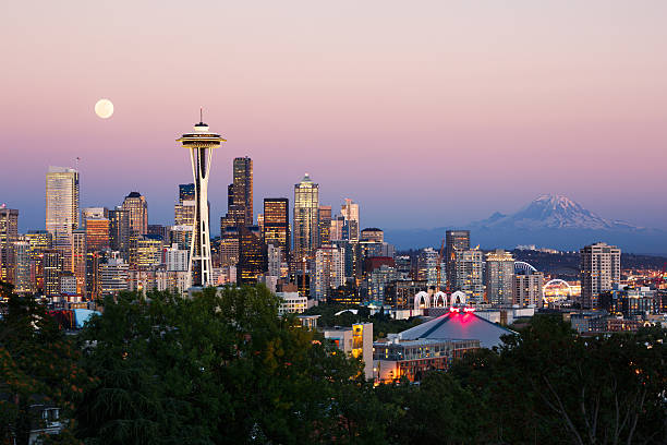 Seattle skyline stock photo