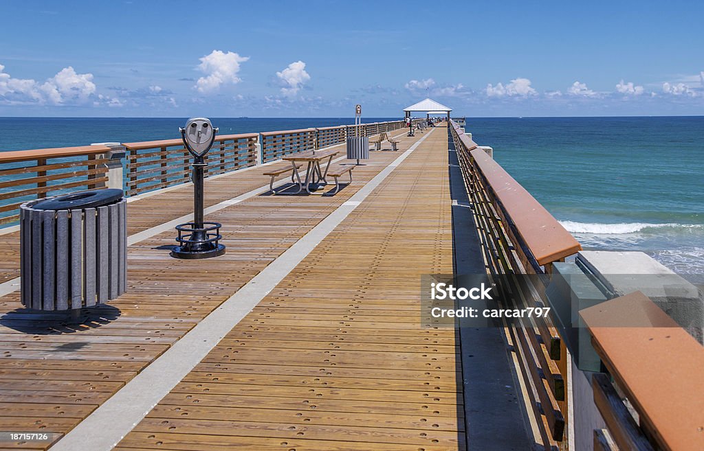 Juno Beach Pier In Florida - Lizenzfrei Juno Beach - Florida Stock-Foto