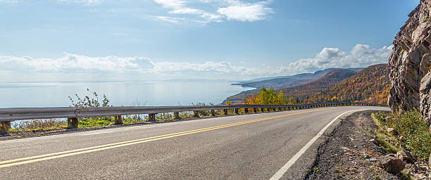 istock Panorama of Cabot Trail Highway 187158456