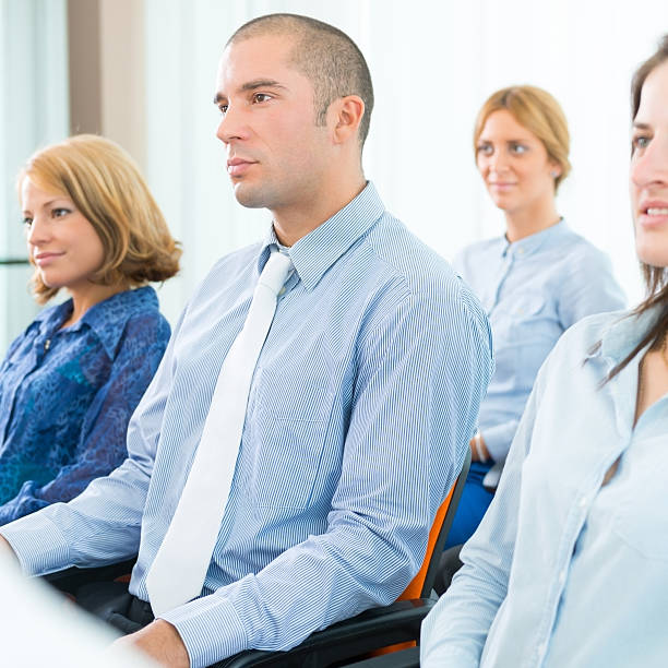 istock Business people at the seminar 187158678